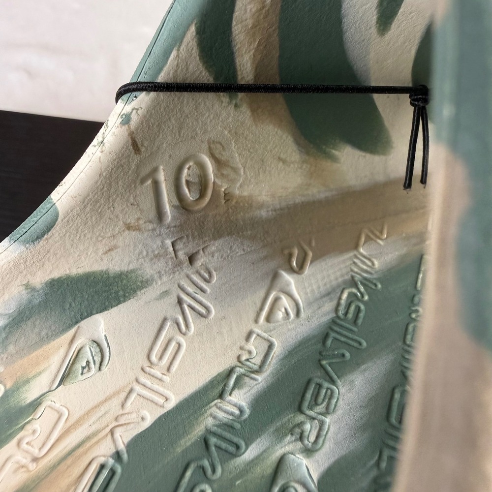 Quiksilver Cloudbreak Tie-Dye Slide Sandals Comfort Cushioned Beach Mens 10 New - Picture 5 of 6